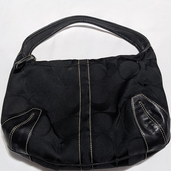 Black Coach Purse - Picture 2 of 7